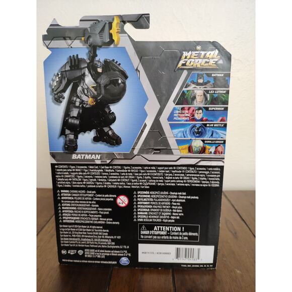 DC Comics, Metal Force Team Up Batman Toy Figure With Card - Picture 5 of 6